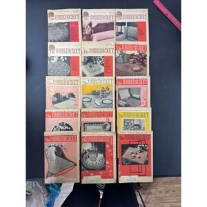 Vintage Workbasket Magazines  Lot Of 15 1969s Needlecraft Sewing crochet